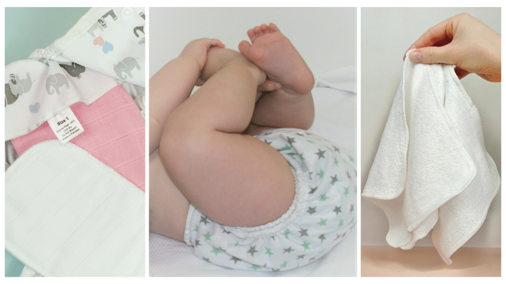 Reusable nappies - a sustainable solution to disposables.